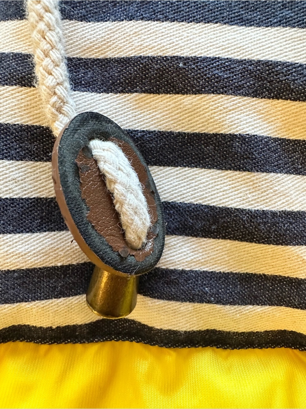 Boden Yellow Quilted Hooded Puffer Vest - Picture 4 of 5